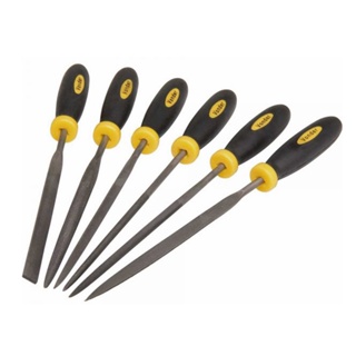 Jogo de Limas Agulha com Cabo Vonder com 6 Peças Chata Redonda Quadrada Meia-Cana Triangular em Oferta na Shopee