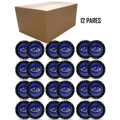 Kit 12 Pares Alto Falante Hurricane Quadraxial CM6 6" Polegadas 130W (Par)