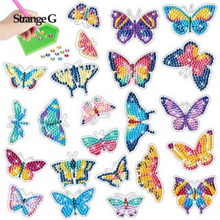 Kits De Adesivos De Pintura Butterlies Diamond Stickers Para Crianças Adulto , Tinta DIY 5D Com Pontos De Diamante Artes E Artesanato
