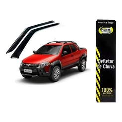 Defletor Calha de Chuva Strada 2013 a 2019 3 Portas Ecoflex