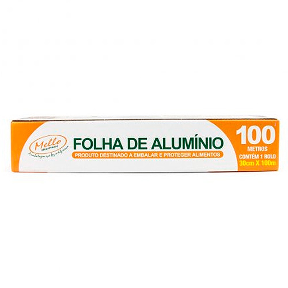 Rolo De Aluminio Mello 30cm X 100mt