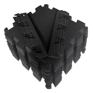 Kit 12 Tatames 50x50 10mm - Preto Economico