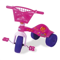 Triciclo Infantil Fofete Com Cestinha Com Pedal Tico-Tico Xalingo - 0766.5