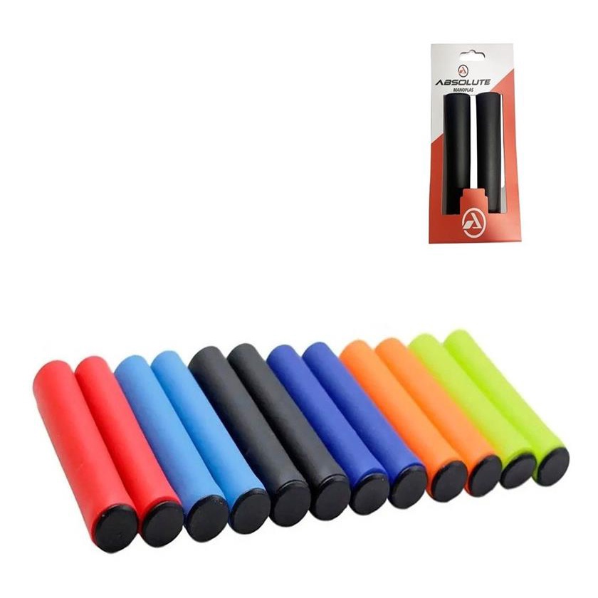 Manopla Punho Absolute Bike Espuma Silicone Confortavel Mtb