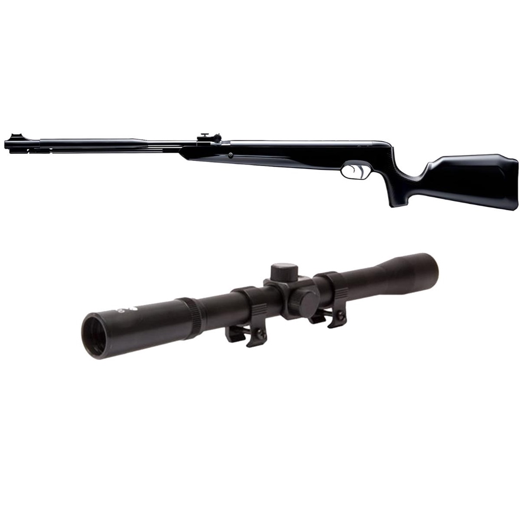 Carabina de Pressão Naja 2.0 5.5mm Pistão Nitro 60kg - Tag + Luneta 4x20 em Oferta na Shopee