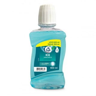Enxaguatório Bucal Antisséptico Carrefour Soft Menta sem Álcool Leve 600 Pague 350ML