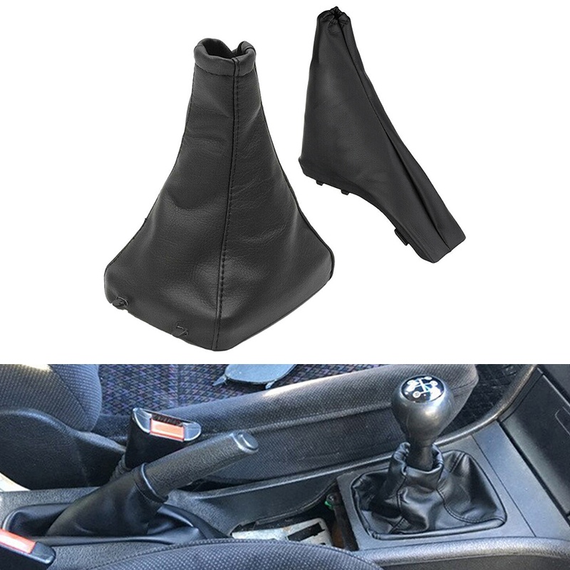 HOT SALE 2Pcs Manual Do Carro De Couro Capa Freio De Mão Câmbio Da Alavanca De Para Vauxhall Astra G 1998-2004