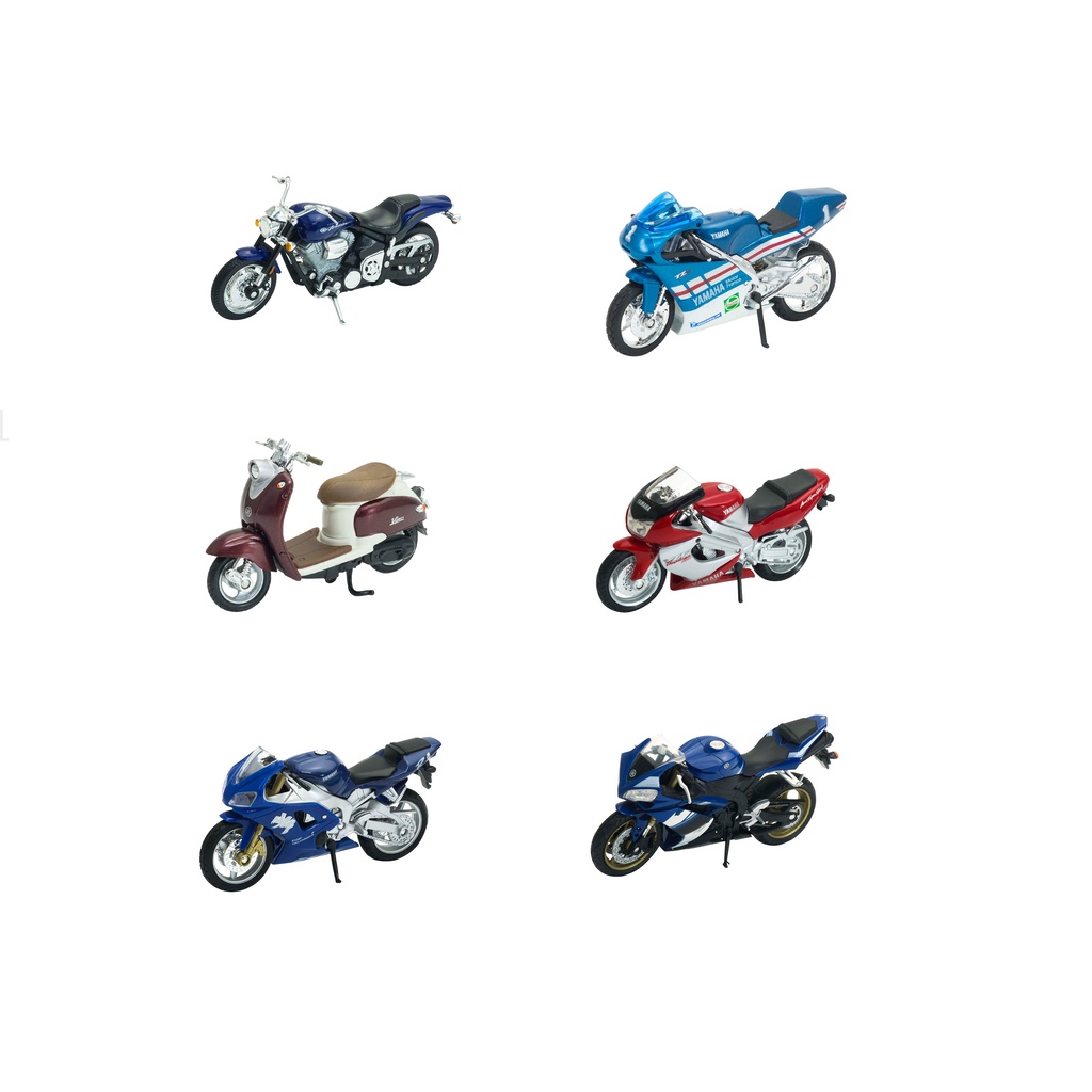 Moto Miniatura Coleção Mix Yamaha Escala 1:18 Brinquedos