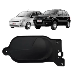 Maçaneta Interna Porta Fiesta Ecosport 2002 03 Á 2014 Preta