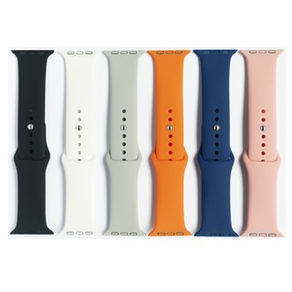 Bracelete De Silicone Multicolor De Smartwatch Relógio Inteligente Simples 42mm 45mm 49mm
