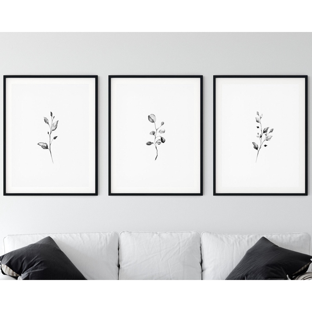Quadro Decorativo Flores Botânico minimalista , decoração casa Quadro Decorativo Loja Minimalista tamanho grande Decoração para sala casa cozinha quarto Quadro decorativo abstrata Moderno Decoração Flores Retro arte #44