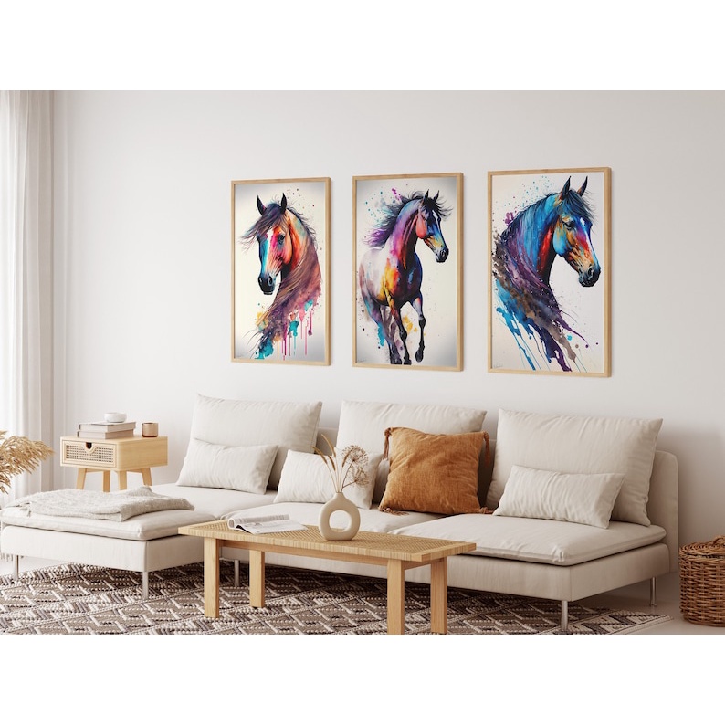 Quadro Decorativo cavalo Amimais  , decoração casa Quadro Decorativo Cavalo tamanho grande
