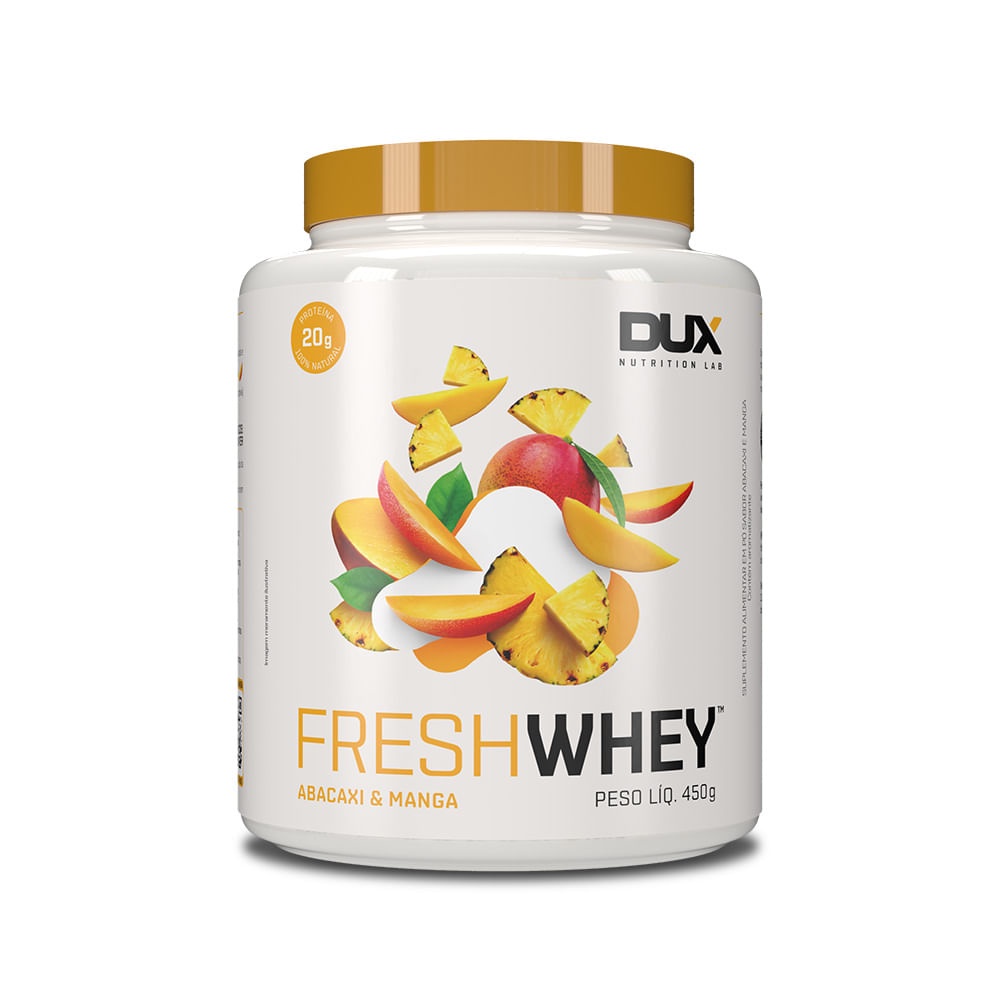 Whey Protein 3w Fresh Conc Isolado Hidr 450g - Dux Nutrition