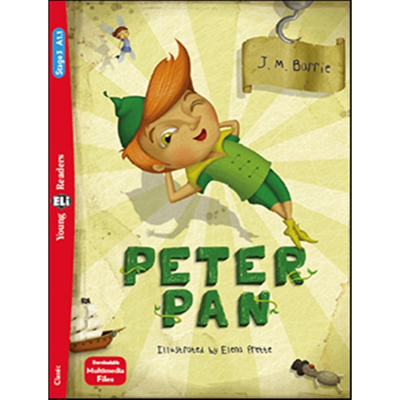Livro - Peter Pan - Young Eli Readers A1.1 - Downloadable Multimed