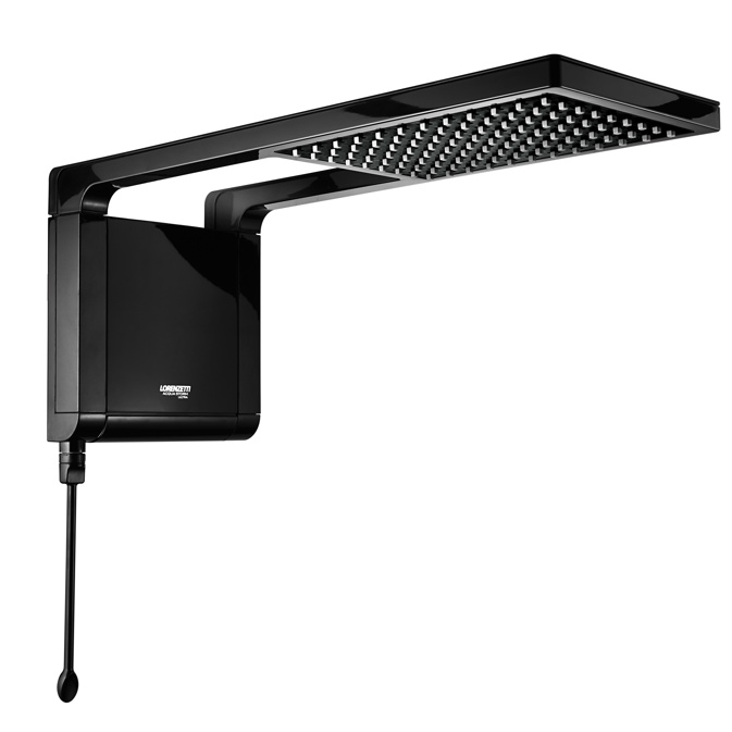 Chuveiro Elétrico Ducha Acqua Storm Ultra Preto 220v 7800w Lorenzetti