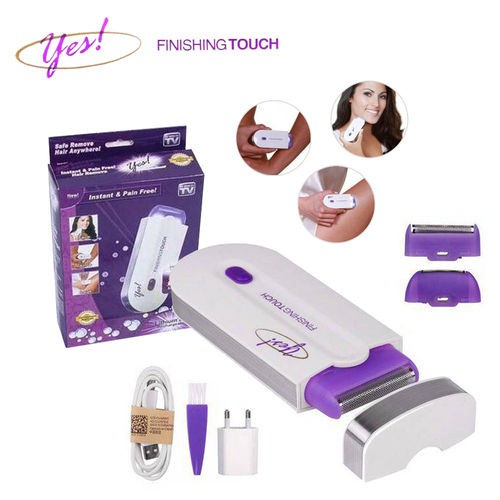 Depilador Removedor De Pelos facial e Corporal sem fio 2 em1 Elétrico Yes Finishing Touch//Mini Depilador Feminino Portátil 5 Em 1 Depilador Elétrico