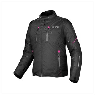 Jaqueta X11 Feminina Preta Com Rosa Iron 3