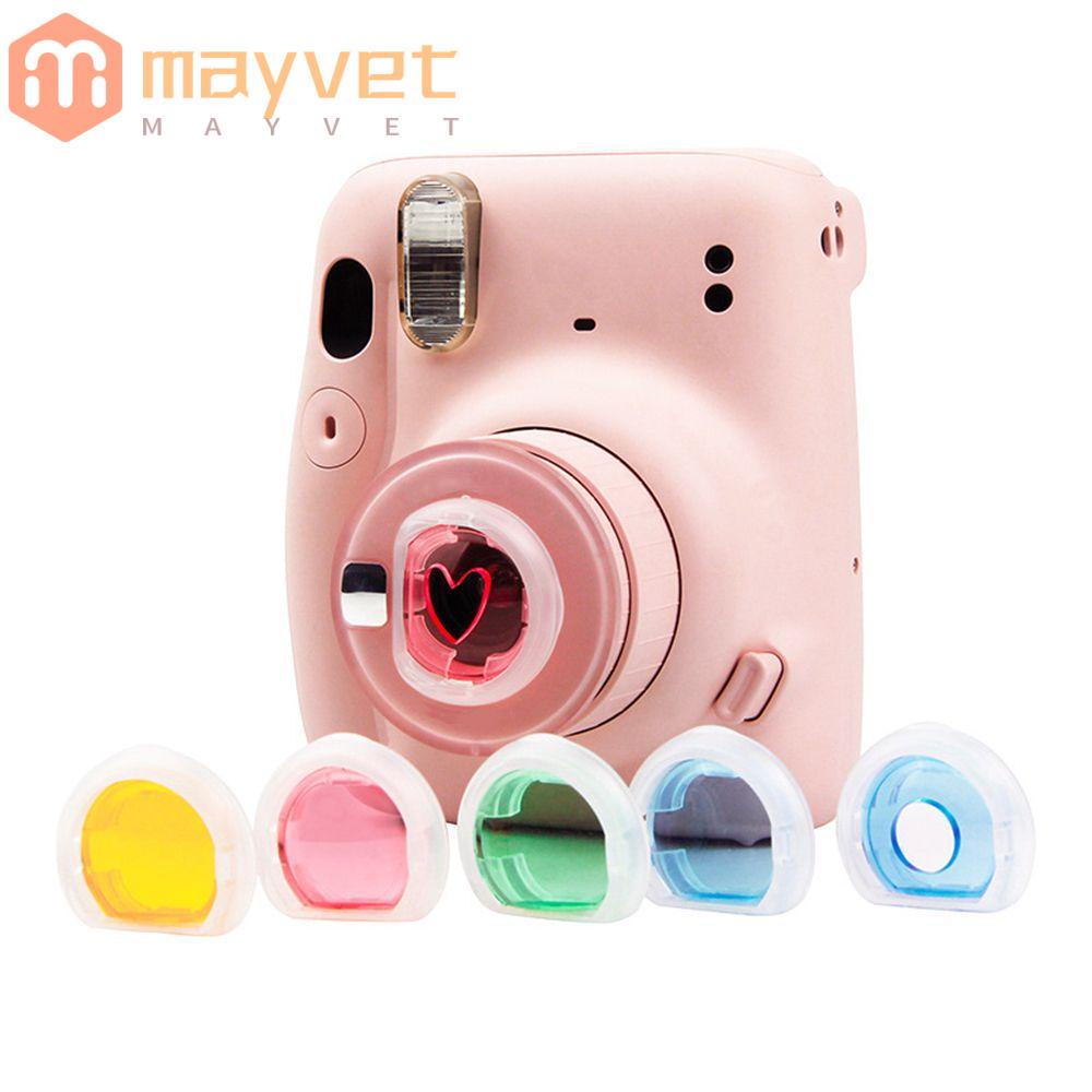 MAYVET 6 Pcs Set Colorful Filter Mirror Retrato Paisagístico De Alta Qualidade Câmeras Instantâneas De Filme Para Fujifilm Instax Mini 11