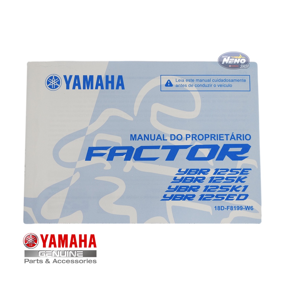 Manual do Proprietário YBR 125 Factor 2014 Original Yamaha