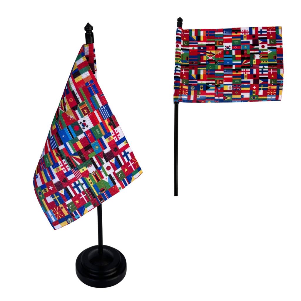 Bandeirinha de Mesa Paises do Mundo em Oferta na Shopee