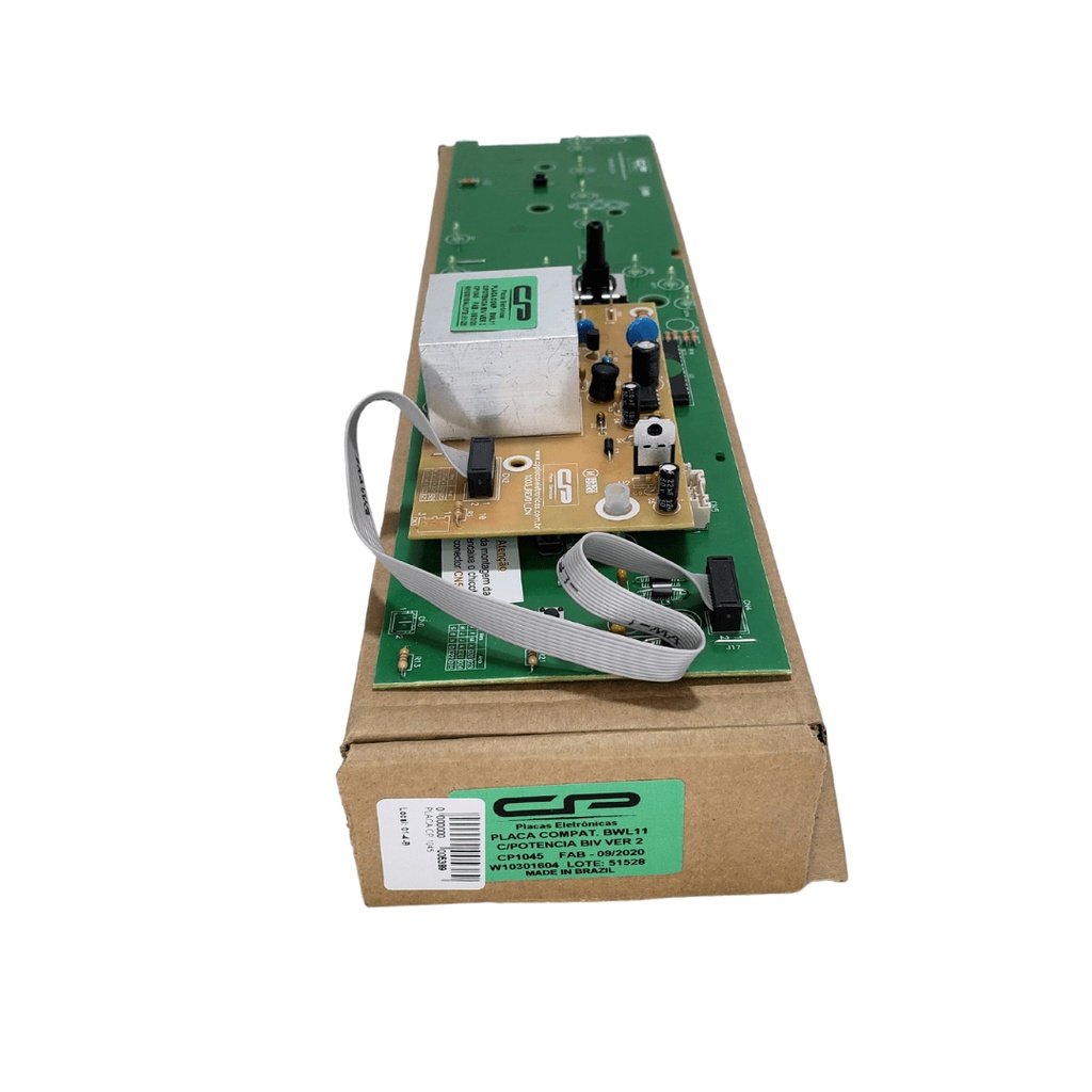 Placa Eletrônica Lavadora Brastemp Potência e Interface Versão 2 CP Eletrônica 1045