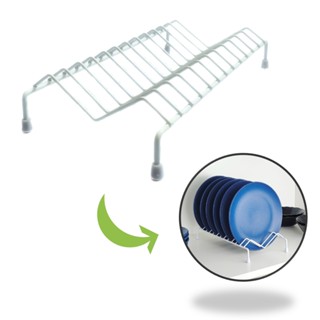 Organizador Suporte Para Pratos Vertical Armario Cozinha Br