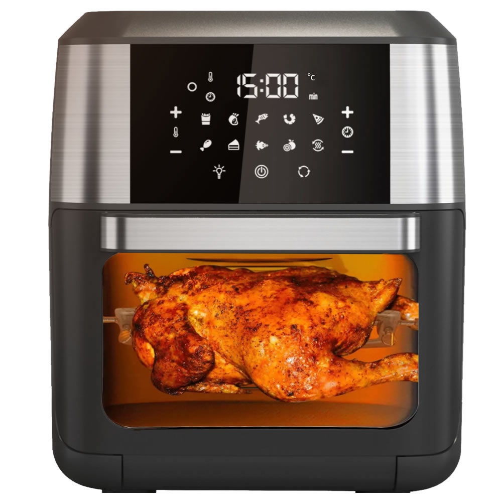 Fritadeira Eletrica Air Fryer Forno e Desidratador Oven Tronos 12 Litros 3 em 1 com Timer 220v