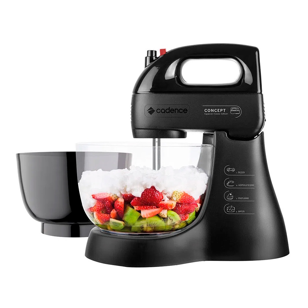Batedeira Com Pedestal Cadence Concept Special BAT279 3,5 Litros 4 Velocidades Botão Ejetor Base Articulada