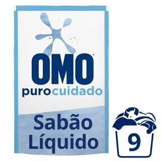 Sabão Líquido Refil Omo Puro Cuidado 900ml em Oferta na Shopee