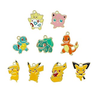Desenho animado Doll Doll DIY Alloy Acessórios Pokémon Necklace Pingente Pingente de Óleo Acessórios Jóias Acessórios atacado
