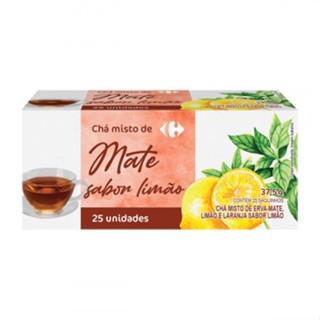 Chá Mate com Limão Carrefour 10 Sachês
