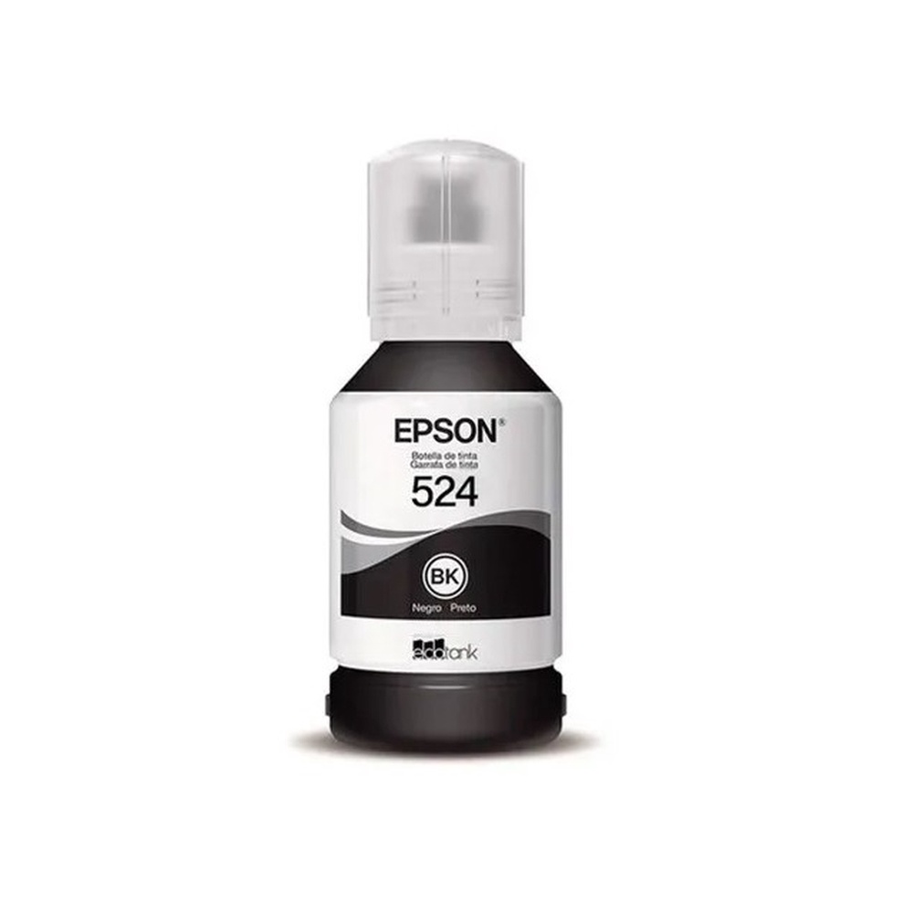GARRAFA DE TINTA PRETA EPSON T524120AL PARA L15150 L15160 L6490 / ORIGINAL 127ML