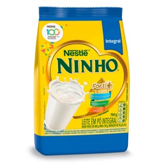Leite Pó Integral Ninho Forti+ Pacote 750 g