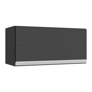 Armário Aéreo Cozinha 70 cm 1 Porta Basculante Veneza Multimóveis MP3681.898 Preto/Branco em Oferta na Shopee