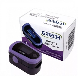 Oxímetro Digital De Dedo Medidor De Saturação e Oxigênio No Sangue G-tech em Oferta na Shopee
