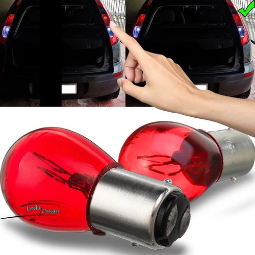2 Lâmpada Reparo Lanterna Derretida Corsa Maxx Premium Joy Ss Freio Vermelha em Oferta na Shopee