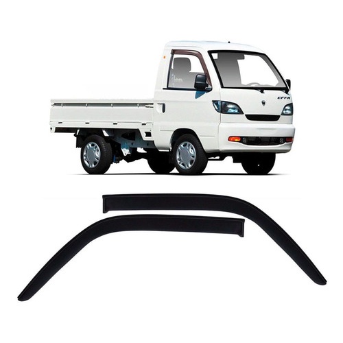 Calha de Chuva Defletor Effa Towner Pick Up Cabine Simples 2 Portas Ecoflex