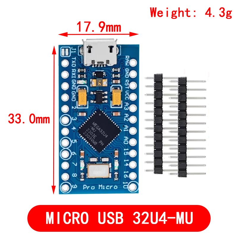 Detalhes do Pro Micro ATmega32U4 5V 16MHz Substituir ATmega328 Para Arduino Mini Por Cabeçalho De 2 Pinos De Linha Leonardo UNO R3