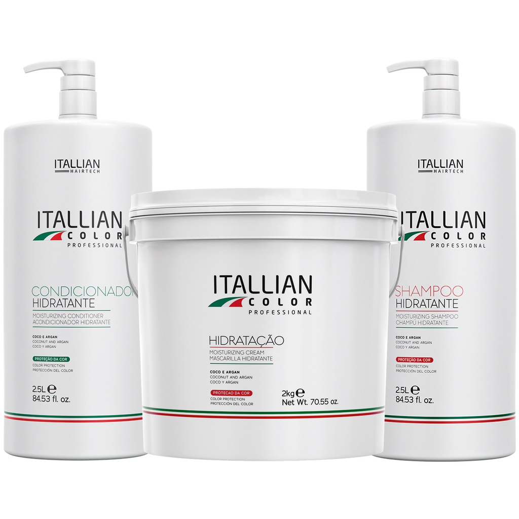 KIT SHAMPOO E CONDICIONADOR 2,5 LTS HIDRATAÇÃO 2KG - Beauty