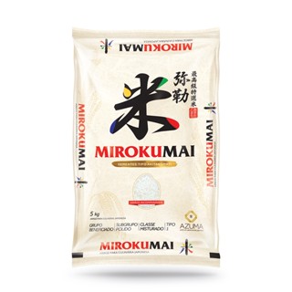 Arroz Japonês Mirokumai Grão Curto Azuma 5kg