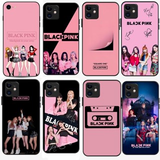Capa Para iphone 5 5S SE 2022 6 6S 7 8 Plus X XS 7Plus 8Plus Celular BLACKPINK Grupo De Ídolos Coreanos Matte Silicone Macio TPU INS Moda À Prova De Choque