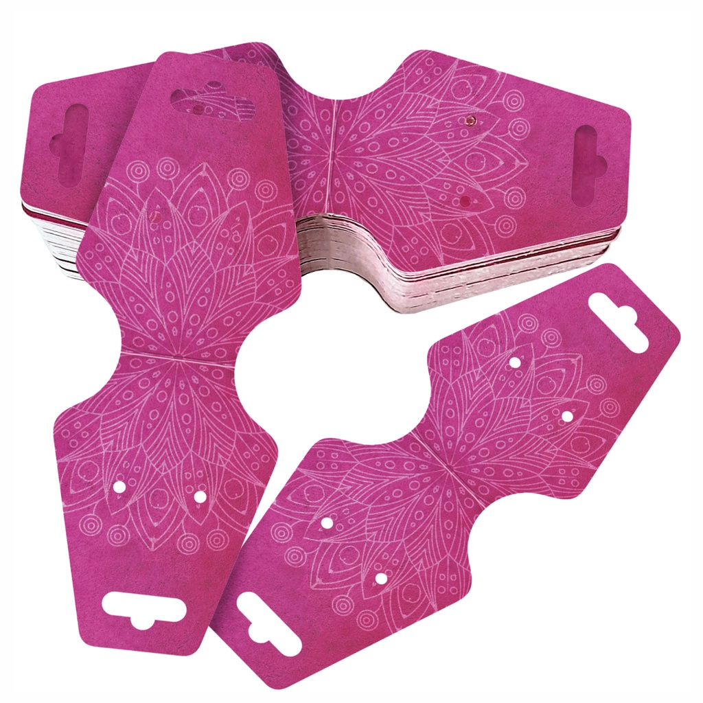 CARTELA PARA BIJUTERIA BRINCOS COLAR UN SOLAPA  5X13CM C/ 100