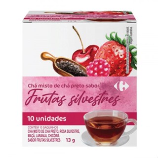 Chá Preto com Frutas Vermelhas Carrefour 10 Sachês
