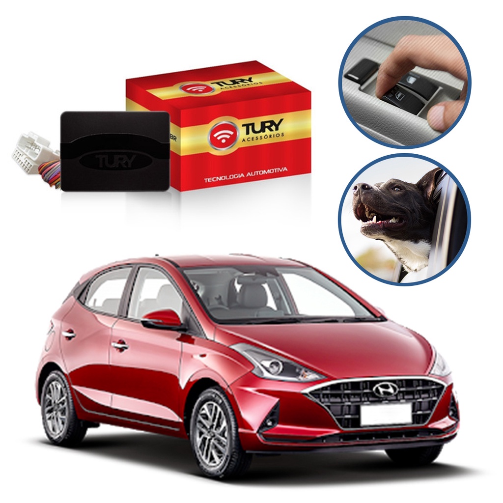 Módulo Subida De Vidro Elétrico Tury Hyundai Hb20 2020 4 Portas PRO 4.47CW em Oferta na Shopee