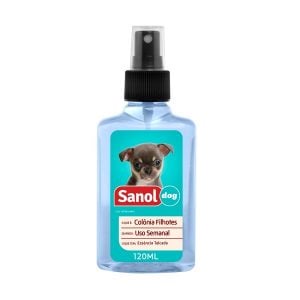 Colônia Sanol Dog Filhotes para Cães e Gatos 120ml em Oferta na Shopee