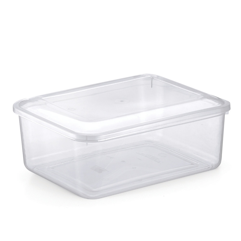 Pote GRANDE Vasilha Com Tampa - Plastico Transparentes 3Lts - 4Lts - 5,5Lts - 7,5 Lts ou 12Lts Container - PANAMI