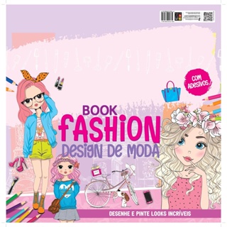 FASHION DESIGN DE MODA - ROSA em Oferta na Shopee