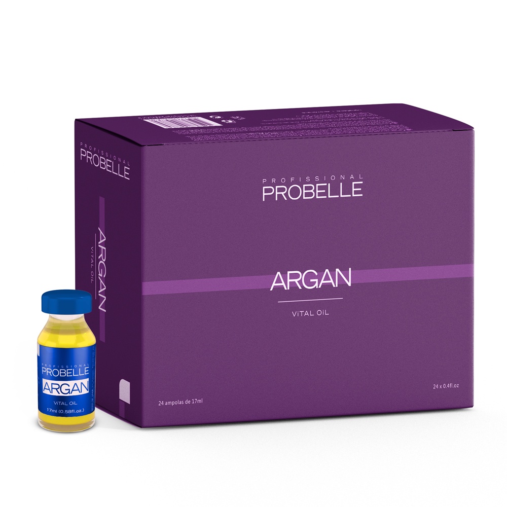 Caixa  Ampola Argan 24x17ml - Probelle em Oferta na Shopee
