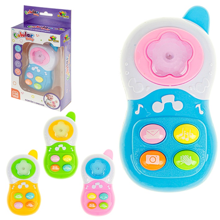 Celular Brinquedo Infantil Musical Glam Girls Com Luzes