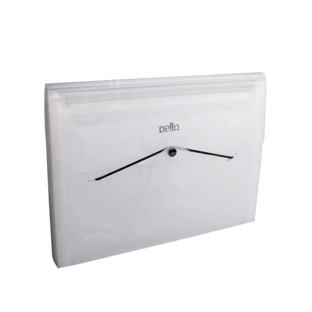 Pasta 31 Divisória Sanfonada Transparente Dello em Oferta na Shopee